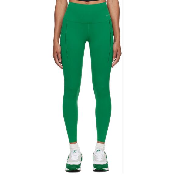 Green Nike Dri Fit Leggings Medium - Picture 1 of 5
